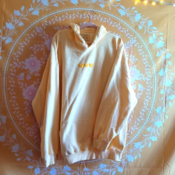 Love You Like A Summer Night Blue Horizon Co Yellow Hoodie 3X - Picture 2 of 7
